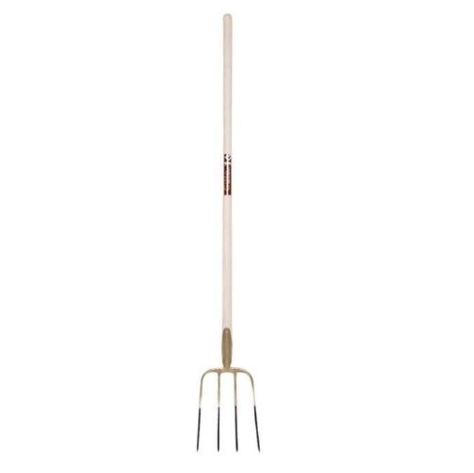 GILLE461.4 Gille mestriek 4 tanden - steel 135 cm gebogen  Gille 461.4 mestriek