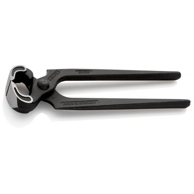 KNIP5000210 Knipex Nijptang Voor uiterste belasting.
Bij de vakman zeer gewild dankzij de precieze afwerking.
Zeer slijtvast en uitgebalanceerde gewichtsverdeling.
Hardheid van de snijkanten 60 HRC.
Speciaal gereedschapsstaal, gesmeed, oliegehard.
 Knipex 50 00 210