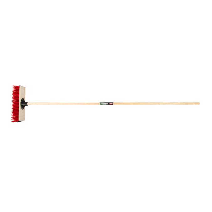 POLET4030411 Polet Tuin - terrasbezem met steel 1,5 m !DOCTYPE HTML PUBLIC "-//W3C//DTD HTML 4.0 Transitional//EN"
htmlhead
meta content="text/html; charset=unicode" http-equiv="Content-Type" /
/head
body selectionpending="true"span style="font-size: 10pt; font-family: Verdana"Straatbezem met essen steel. 
br /Geschikt voor het vegen van nat materiaal zoals modder en sneeuw, materiaal 
kleeft niet aan de vezels. br /br /• Met bezemgat br /• Soort haren: rode PVC 
br /• Lengte haren: 6,5 cm br /• Afmetingen houten blok: 5,5 x 30 cm br /• 
Lengte steel: 140 cm/span/body/html Polet 4030411 bezem