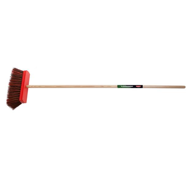 POLET4070601 Polet Straatbezem 300 mm FSC 100% bahia/pvc m/st 1,5 m !DOCTYPE HTML PUBLIC "-//W3C//DTD HTML 4.0 Transitional//EN"
htmlhead
meta content="text/html; charset=unicode" http-equiv="Content-Type" /
/head
bodyspan style="font-size: 10pt; font-family: Verdana"Straatbezem met essen 
steel. br /Geschikt voor het verwijderen van nat en droog vuil op ruwe 
oppervlakken. br /br /• Met bezemgat br /• Soort haren: bahia en PVC br /• Rood 
gelakte houten blok br /• Lengte haren: 11 cm br /• Afmetingen blok: 8 x 3 
0cmbr /• Lengte steel: 150/span&nbsp;cm /body/html POLET4070601 straatbezem