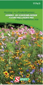 S11743 Honing- en Vlinderbloemen De hele zomer lang zullen niet alleen verschillende kleuren Uw tuin sieren, ook de bijen en vlinders zullen uw tuin opfleuren. O.a. met Borago, Campanula, Korenbloem, Godetia, Mirabilis. Deze speciale mengeling van honingrijke planten zaai je breedwerpig (eventueel gemengd met fijn zand) ter plaatse. Hark de zaadjes wat in en druk de grond aan. 2 g = +- 1 m².


hoogte :
30-100 cm Honing en vlinderbloemen