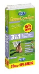 40145 Viano GreenComfort 3 in 1 gazonmest 6-3-5+Fe+B - 20 kg Millieuvriendelijke meststof voor gazon met ANTI-MOS werking

doodt mos
kleurt gazon diepgroen
voedt 100 dagen
milieuvriendelijk
GreenComfort 3in1 bevat actieve bacteriën die uw leven gemakkelijk maken: Overbodig verticuteren.

Samengestelde organisch-minerale meststof NPK 6-3-5 mengsel met moscide waarin bacteriën gemengd zijn
Erkenningsnummer: 10053G/B
0,6 % watervrij ijzersulfaat – 0,88 % dinatrium-EDTA

Toepassingsperiode
Maart -> Oktober

Dosering
1kg/10m² greencomfort3in1