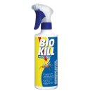 BSI61980 Bio Kill Micro-Fast - Erk.nr.:2916/B - 500 ml Bio Kill Micro-Fast, insecticide van de nieuwste generatie.

Het ALLES-in-1 insecticide:
- 2 werkzame stoffen = heel breed werkingsspectum
- een snelle en langdurige werking dankzij 'micro-encapsulatie'
- bruikbaar in en om rond de woning
- 20% van de oppervlakte behandeld = 100% bescherming
- krachtige mand- en tapijtspray tegen ectoparasieten bij huisdieren
- uitstekende werking op alle ondergronden
- op waterbasis en bijgevolg niet ontvlambaar, kleur- en geurloos, maakt geen vlekken

Gebruik biociden veilig. Lees vóór gebruik eerst het etiket en de productinformatie.
Bescherm het leefmilieu en de volksgezondheid. Bio Kill Micro-Fast 500 ml