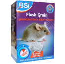 BSI61997 Flash Grain - Toel.nr. BE2017-0006 - 50 g Bevat 5 zakjes van 10 gram graantjeslokaas tegen muizen.
Supersnelle werking waardoor dit muizengif een muizenkolonie kan uitroeien op 1 à 3 dagen.

Het is een voorverpakt en aantrekkelijk lokaas voor het bestrijden van muizen in afgesloten ruimten.
Eénmalige consumptie volstaat doorgaans, dus snel resultaat.

Plaats het lokaas bij voorkeur langs wanden, in rustige hoekjes en verborgen ruimten en op plaatsen waar de muizen regelmatig komen.
De zakjes hoeven niet geopend te worden want de muizen kunnen makkelijk door de verpakking knagen.

Bevat: 4% (alfa)chloralose.

Gebruik biociden veilig. Lees vóór gebruik eerst het etiket en de productinformatie.
Bescherm het leefmilieu en de volksgezondheid. BSI Flash Grain 61997