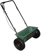 EUROXBIDS25 Meststofstrooier lijnstrooier duwmodel - inhoud 25 kg Meststofstrooier duwmodel.
Lijnstrooier.

Max inhoud 25 kg.
Werkbreedte 56 cm.

Deze lijnstrooier is uitermate geschikt voor het zaaien of bemesten van uw gazon.
Dankzij de traploze debietregeling beslist u zelf hoeveel zaad of meststof gestrooid wordt.
De kunststof wielen zorgen voor een goede grip op de ondergrond. Strooier