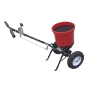 EUROXBIPS25R Meststofstrooier roteerstrooier duwmodel max. inhoud 25 kg Strooier duwmodel Roteerstrooier Max. inhoud 25 kg - Luchtbanden Ronde bak met rooster om brokken meststof of zaad te verkleinen Debietregeling d.m.v. metalen stangen Meststofstrooier XBIPS25R