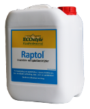 F1201222 Raptol - Erk.nr.:9853P/B - 10 L Raptol is een insecticide met acaricide werking op basis van natuurlijk pyrethrum met toevoeging van koolzaadolie als hulpstof. Tegen wolluizen, dopluizen en schildluizen.

Koolzaadolie maakt de beschermlaag (wol, schild of dop) van diverse insecten weker, waardoor het natuurlijk pyrethrum gemakkelijker in de huidopeningen van het te bestrijden insect komt. In het lichaam van het insect wordt het zenuwstelstel aangetast waardoor het onmiddellijk afsterft.
Daarnaast kent koolzaadolie een goede werking op de eitjes van het insect. Dit is vooral van belang bij de bestrijding van spintmijt, witte vlieg, wolluis en trips. 

Toepassing:
Omdat Raptol een uitgesproken contactmiddel is, dient het gewas aan alle zijden goed bespoten te worden; in het bijzonder aan de onderzijde van het blad. De bespuiting dient zo nodig na een week te worden herhaald. Bij voorkeur 's avonds of 's morgens vroeg toepassen voor een extra lange werking. Raptol werkt minder effectief bij temperaturen boven 25°C en wordt afgebroken bij een hoge UV-straling.

Werkzame stof: 4,59 g/L pyrethrinen + 825,3 g/L koolzaadolie.

Dosis: 6-10 L/ha afhankelijk van het gewas en de aanwezige plaag

Voor de te gebruiken dosering per teelt en bijkomende informatie ivm toepassingsperiode, bufferzone en aantal toepassingen verwijzen wij u graag door naar de meest recente richtlijnen op www.fytoweb.be/nl/toelatingen.

[FYTO]

*** Dit product kan enkel aangekocht worden indien u in het bezit bent van een Fytolicentie. ***
Contacteer ons alvorens te bestellen. Raptol