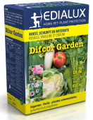 FDIFCOR002 Difcor Garden - Erk.nr.:10135G/B - 25 ml Difcor Garden is een ziektebestrijder tegen roest, schurft en witziekte bij groenten, fruit en sierplanten. 
Het is een systemisch fungicide met een preventieve en helende werking.

Samenstelling: 250 g/L difenoconazool
Dosis: 1 - 5 ml / 10 L water

Gebruik biociden veilig. Lees vóór gebruik eerst het etiket en de productinformatie.
Bescherm het leefmilieu en de volksgezondheid. Difcor Garden