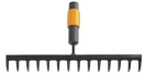 FK1000653 Fiskars Quikfit Hark 14 Tanden z/steel <!DOCTYPE HTML PUBLIC "-//W3C//DTD HTML 4.0 Transitional//EN">
<html><head>
<meta content="text/html; charset=unicode" http-equiv="Content-Type" />
</head>
<body><span style="font-size: 10pt; font-family: Verdana">Hark voor het 
harken,&nbsp;egaliseren en losmaken van grotere borders en zaaibedden.<br /><br />• 
Te gebruiken in combinatie met&nbsp;Fiskars Quickfit steel<br />• 14 tanden van 
gehard boronstaal</span><br /></body></html> Fiskars Hark