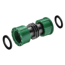 GAR02758-20 Gardena Sprinkler Connector 1" - 1" <!DOCTYPE HTML PUBLIC "-//W3C//DTD HTML 4.0 Transitional//EN">
<html><head>
<meta content="text/html; charset=unicode" http-equiv="Content-Type" />
</head>
<body>Verbindt twee Ventielboxen V3. <br />Voor een ruimtebesparende aansluiting 
van twee Ventielboxen V3 (Art. Nr. 1255). Eenvoudige schroefverbinding. <br />Met 
2 x 1 "binnendraad.</body></html> gar02758-20 connector