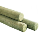 HOUT151509 Houten paal gefreesd niet gepunt geïmpregneerd  500 cm x 10 Houten paal gefreesd niet gepunt. Houten paal gefreesd niet gepunt