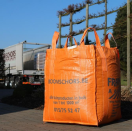 L00044 Big Bag 1 m³ oranje + VULLEN  big bag 1 kuub