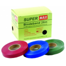 MAXTAPEGROEN Max super tape groen 26 m - 0,15mm dik - PE Sterke, elastische bindtape.
Bio-afbreekbaar.

Dikte: 0,15 mm.
Breedte: 11 mm.
Lengte per rol: 26 m.
 Max super tape