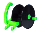 PUL019489 Pulsara Haspel met rem en ophangbeugel 1:1 Draadhaspel voor 200 meter schrikdraad.
 
Met handgreep en haak om aan de rasterdraad te hangen.
Ideaal voor onderverdeling van het perceel. Haspel met rem en ophangbeugel
