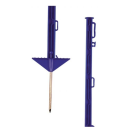 PUL019632 Pulsara Kunststof paal 1,05m blauw (10 stuks) Kunststof afrasteringspalen.
Wilt u een deel van een weiland afzetten om er schapen te laten lopen? Met deze kunststof afrasteringspalen van Pulsara zet u eenvoudig het gewenste gebied af. De set bestaat uit 10 afrasteringspalen, die gemaakt zijn van stevig kunststof. De paaltjes zijn aan de onderzijde voorzien van een stevige voet met een metalen spies, zodat u ze eenvoudig in de grond kunt bevestigen.
 
Zeven draadhouders.
Deze afrasteringspalen zijn 105 centimeter hoog (exclusief grondpen) en zijn uitgerust met zeven draadhouders op verschillende hoogtes. Ze zijn geschikt voor draad, koord en lint van maximaal 20 millimeter. Deze afrasteringspaaltjes kunt u gebruiken voor een omheining. Dat maakt ze geschikt om te gebruiken voor rundvee, schapen en geiten.  Pulsara Kunststof paal 019632