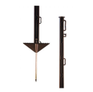 PUL019656 Pulsara Kunststof paal 1,05m groen (10 stuks) Kunststof afrasteringspalen.
Wilt u een deel van een weiland afzetten om er schapen te laten lopen? Met deze kunststof afrasteringspalen van Pulsara zet u eenvoudig het gewenste gebied af. De set bestaat uit 10 afrasteringspalen, die gemaakt zijn van stevig kunststof. De paaltjes zijn aan de onderzijde voorzien van een stevige voet met een metalen spies, zodat u ze eenvoudig in de grond kunt bevestigen.
 
Zeven draadhouders.
Deze afrasteringspalen zijn 105 centimeter hoog (exclusief grondpen) en zijn uitgerust met zeven draadhouders op verschillende hoogtes. Ze zijn geschikt voor draad, koord en lint van maximaal 20 millimeter. Deze afrasteringspaaltjes kunt u gebruiken voor een omheining. Dat maakt ze geschikt om te gebruiken voor rundvee, schapen en geiten.  Pulsara kunststof 019656