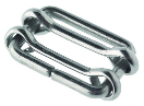 PUL058075 Pulsara Lintverbinder 20mm (5 stuks) Voor het verbinden van 20 mm lint. Uitgevoerd in RVS. Lintverbinder