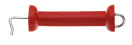 PUL066742 Pulsara Poortgreep met veerbegrenzer en rechte haak rood Traditionele poortgreep voor het maken van een doorgang in uw afrastering.
 
Deze poortgreep is voorzien van een rechte haak.
Eenvoudig in een poortgreepanker te haken. Poortgreep met veerbegrenzer