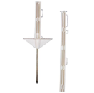 PUL075874 Pulsara Kunststof paal 0,75m wit (10 stuks) Dit is een sterke witte kunstof paal van 0,75m.
Deze paal heeft zes draadhouders voor zowel kunstofdraad, koord als lint tot 40mm. 
Door de dubbele intrap is de paal gemakkelijk te plaatsen. Pulsara kunststof paal 075874