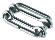 PUL058075 Pulsara Lintverbinder 20mm (5 stuks) Voor het verbinden van 20 mm lint. Uitgevoerd in RVS. Lintverbinder